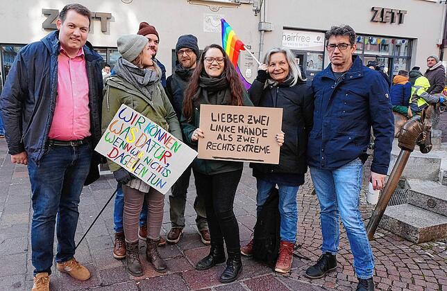 Bild 2: Waldshuter Kundgebung gegen rechts – exklusive Bilder!