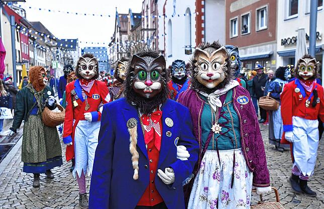 Umzug der Katzenmusik in Villingen: Das Bild stammt aus dem Februar 2020.