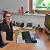 Rathaus-Mitarbeiterin Katharina Eichkorn freut sich schon auf den neuen Internetauftritt der Gemeinde. Sie hofft, das nach den ...