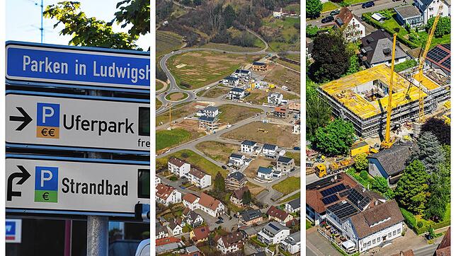 Das Parkleitsystem ist in Betrieb. Im Neubaugebiet Haiden hat sich inzwischen viel getan und der Neubau den Kindergartens St. Michael läuft.