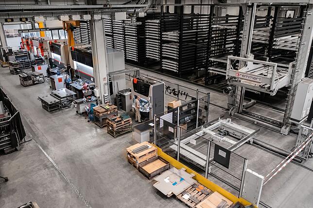 Blick in die Produktion der Maschinenfabrik Bermatingen. In den vergangenen Jahren wurden bereits mehrere nicht rentable Geschäftsfelder ...