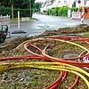 In der Worblinger Straße hat OXG mit dem Glasfaserausbau begonnen. Fortschritte beim Ausbau mit Lila Connect gibt es nicht, das ...