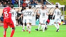 Schon wieder Villinger Torjubel. Viermal konnten sich die Nullachter im Oberliga-Derby gegen den 1. FC Rielasingen-Arlen über einen ...