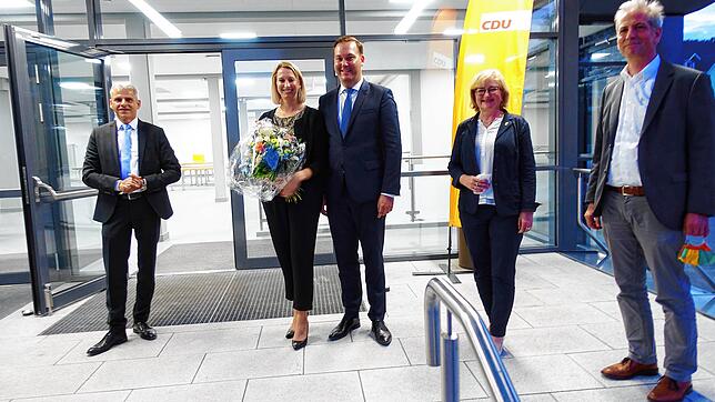 Landtagsabgeordneter Patrick Rapp (Wahlkreis Breisgau), Ann-Kathrin Schreiner, CDU-Bundestagabgeordneter Felix Schreiner, ...