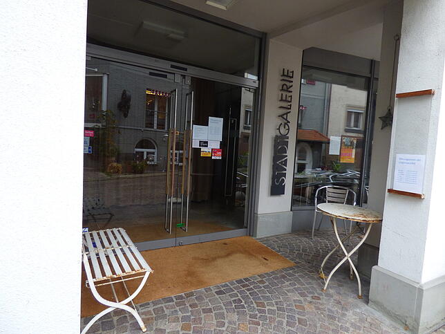 Das beliebte Café liegt direkt neben der Stadtgalerie.