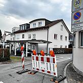 Einige Quartierstraßen wurden auch zusätzlich halbseitig gesperrt, damit sie nur von Anwohnern befahren werden.
