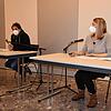 Inklusives Oberteuringen und Lebensräume für Jung und Alt im Blick: Michael Friedrich-Gaire und Annika Taube vom &bdquo;Büro für ...