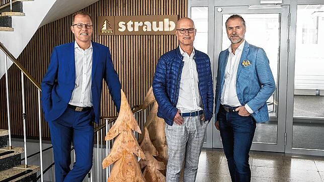 Die siebte Geschäftsführer-Generation bei Straub Verpackungen: Volker (von links), Alexander und Steffen Würth. Alexander Würth hat ...