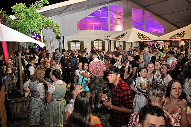 Bild 11: Partyabend auf der Bohlinger Sichelhenke mit dem Hofbräu-Regiment