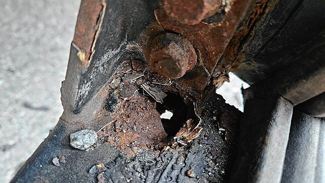 Rost, wo man hinschaut.