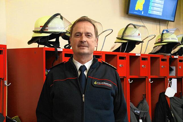 Helmut Richter, Feuerwehrkommandant in Radolfzell