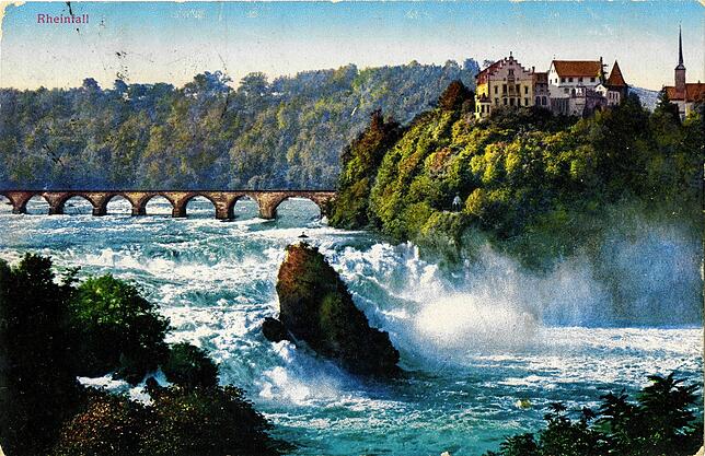 Wären die Visionen von Wirtschaftskreisen Realität geworden, hätte man den Rheinfall weggesprengt, um den Rhein schiffbar zu machen.