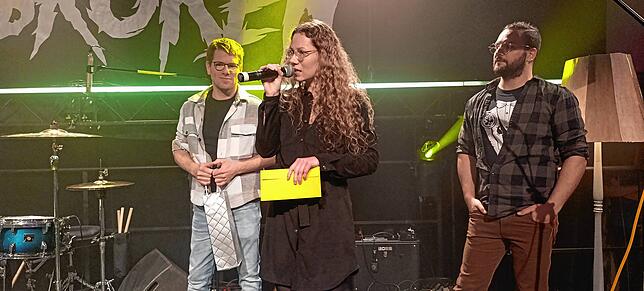 Bild 8: Viel zu hören gab es beim Schüler-Bandcontest in der Lauffenmühle