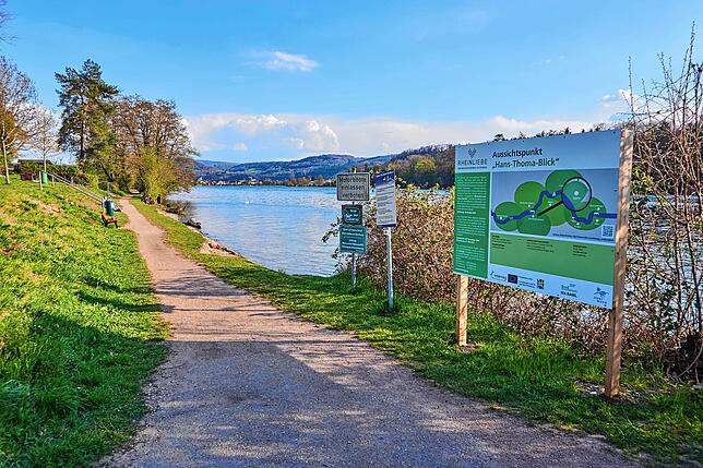 Aufgewertet: Das Ufer der Liegeweise soll durch Betontreppen ähnlich wie in Rheinfelden und Basel befestigt werden und so gleichzeitig ...