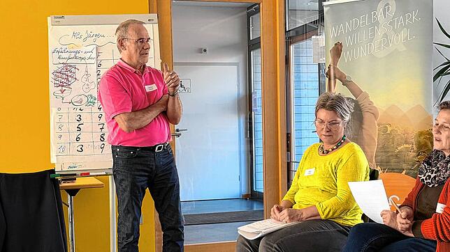 Werner Moser schult die Landfrauen in Geißlingen. Bild: Marie-Christin Spitznagel