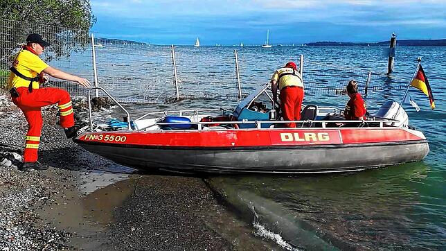 Das Übungs- und Ausbildungsboot der DLRG Überlingen &ndash; hier eine Archivaufnahme &ndash; liegt im Osthafen. Gibt es nach dem Weggang ...