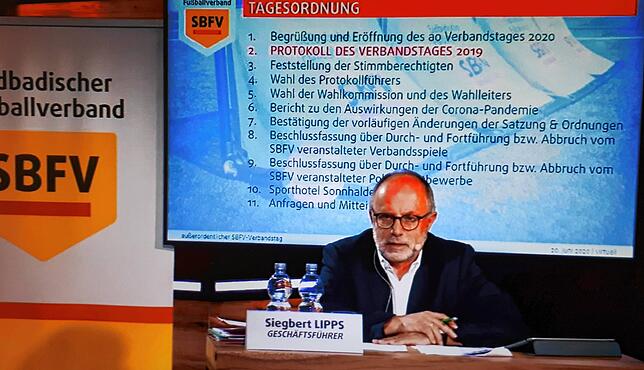 SBFV-Geschäftsführer Siegbert Lipps gegenüber der Badischen Zeitung: „Der Fall wäre aber auch ohne Corona und ohne die Änderung ...