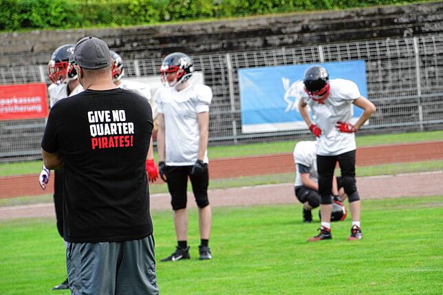 Dem Gegner keinen einzigen Raumgewinn bieten, lautet eines der Mottos der siegeshungrigen Pirates aus Konstanz.