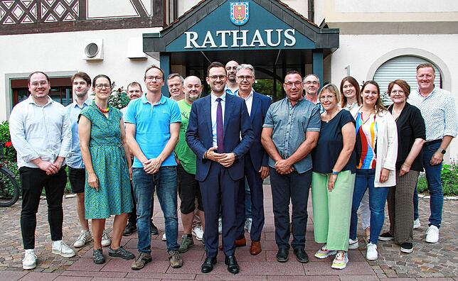 Der Immenstaader Gemeinderat in neuer Besetzung.