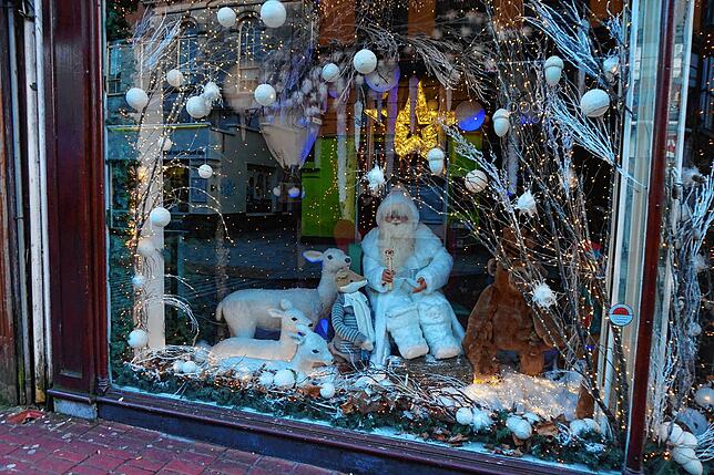 Die Geschäfte verwandeln ihre Schaufenster in märchenhafte Szenen. Bild:  Ingrid Ploss
