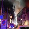 In der Meßkircher Innenstadt brannte in der Silvesternacht ein Wohnhaus.