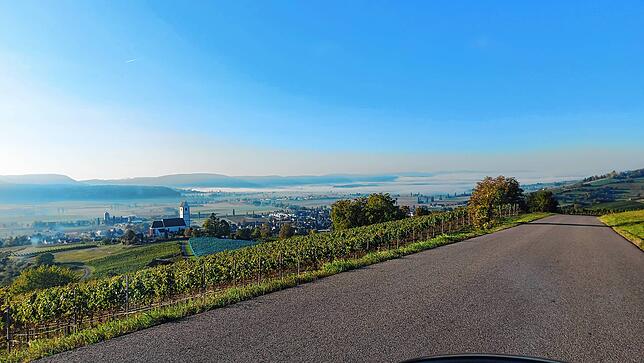 Blick auf den Klettgau am 7. Oktober