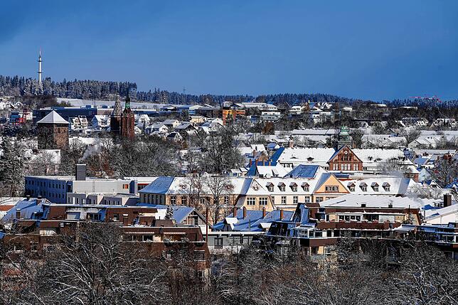 Bild 16: Wintereinbruch im Schwarzwald verschönert durch Schnee und Sonne