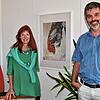 Diana Amann, Direktorin des Gymnasiums, und Roger Brand, stellvertretender Schulleiter, sehen dem neuen Schuljahr gelassen entgegen, sei ...