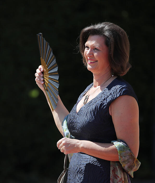Bild 4: Auch die Kanzlerin zeigt sich hier wieder: Die schönsten Bilder vom roten Teppich von Bayreuth