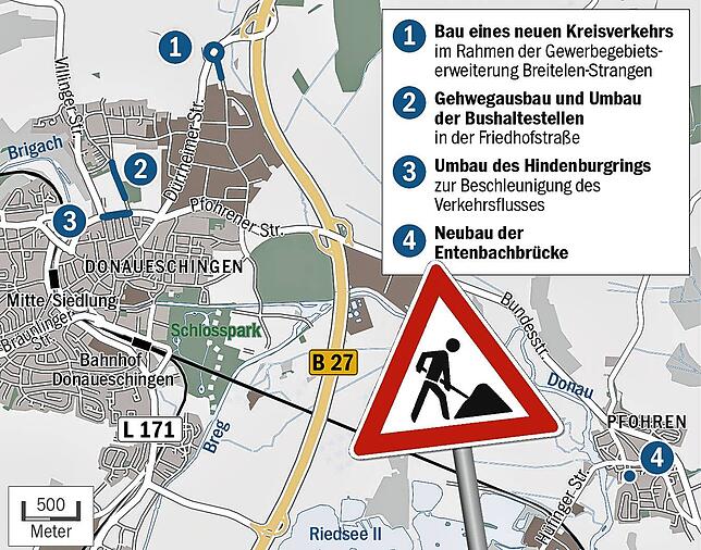 Bild 2: Bauprojekte 2025: Donaueschingen investiert mehrere Millionen Euro