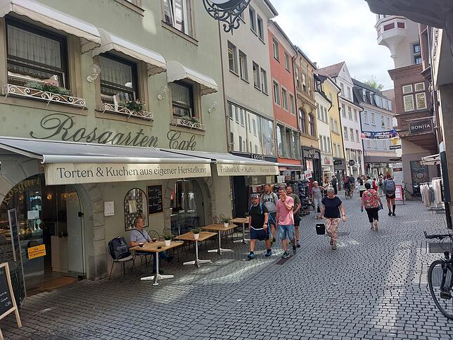 Das Rosgarten Café in der Rosgartenstraße.