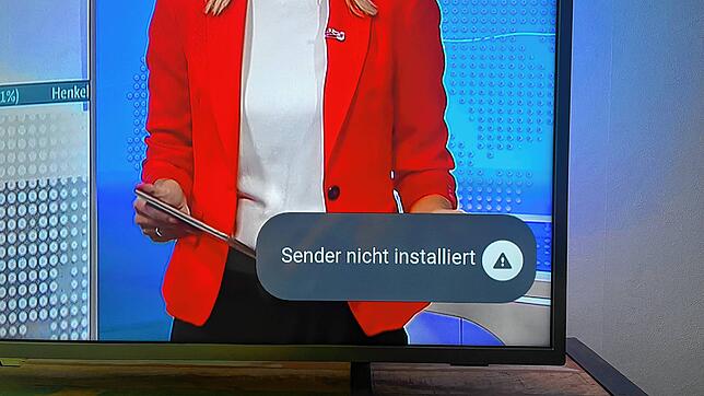 (Symbolbild) So oder so ähnlich könnte eine Störungsmeldung aussehen, die auf Konstanzer Fernsehbildschirmen seit dem 20. September ...