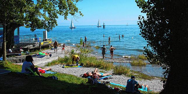 Das Konstanzer Strandbad Hörnle.