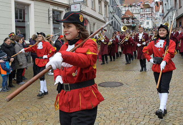 Bild 27: Tausende Hästräger und Musiker in Pfullendorf: Bilder vom Umzug (2)