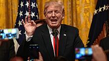 Der damalige US-Präsident Donald Trump spricht 2018 bei einer Feier im Weißen Haus. Kehrt er wieder ins Amt zurück, könnte es in Europa ...