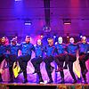 Und hoch die Beine, bis die Knochen knacken: Das Männerballett „Guardians of the Galaxy“ durfte zur Zugabe beim Bunten Abend in ...