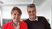 Micaëla van Bracht und Michael Röther halten das Verkehrskonzept, das eine Mehrbelastung für den Westen der Stadt bringt, „für gänzlich ...