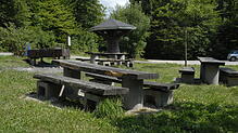 Der Grillplatz Lebküchle in Nollingen.