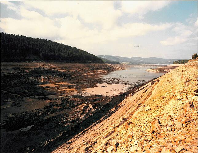 Bild 2: Faszinierende Bilder: so sah der leere Schluchsee 1983 aus