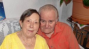 Sieglinde und Reinhard Frommherz: Auch nach 60 Ehejahren noch ein Herz und eine Seele. Bild: Sigrid Schneider