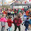 Ausgelassene Stimmung herrschte bei den Kindern, nachdem sie aus der Schule befreit waren und das Rathaus gestürmt wurde.