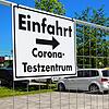 Das kommunale Testzentrum im Seepark stellt zum 1.&nbsp;Juli vorläufig den Betrieb ein.