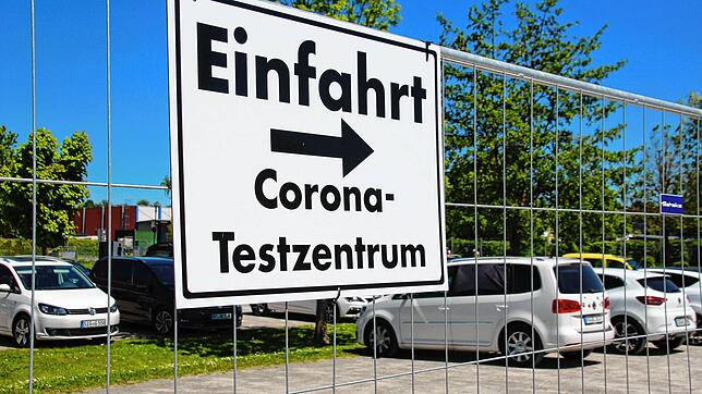 Das kommunale Testzentrum im Seepark stellt zum 1.&nbsp;Juli vorläufig den Betrieb ein.