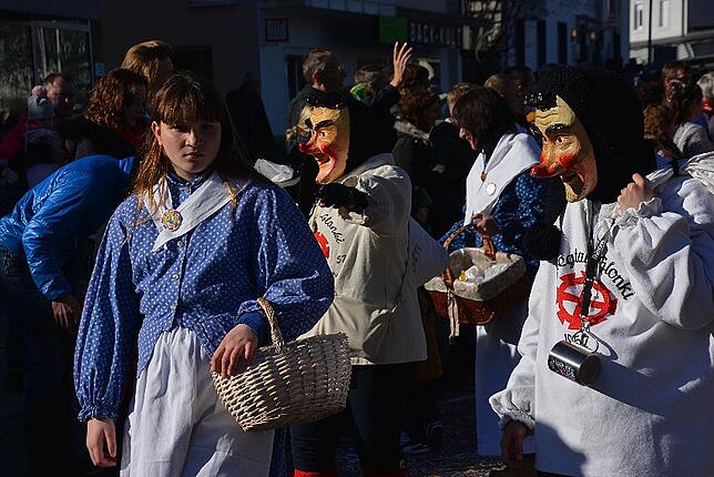 Bild 4: Bilder vom Narrentreffen der Urviecher-Zunft Bad Dürrheim: Großer Festumzug (2)