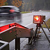 Täglich nutzen Mitarbeiter des Gemeindevolllzugsdienstes in Singen das mobile Blitzgerät. Künftig mit neuem Gerät. Bild: David-Wolfgang ...