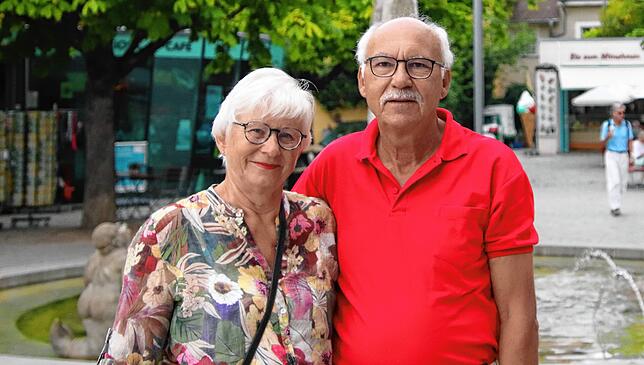 Zu Besuch aus Nordrhein-Westfalen sind Irene und Udo Rüsing.