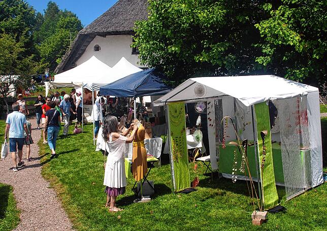Impression vom Kunststückchenmarkt am Klausenhof.