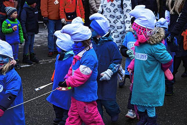 Bild 23: So bunt ist der Kinderumzug beim Dauchinger Narrentreffen