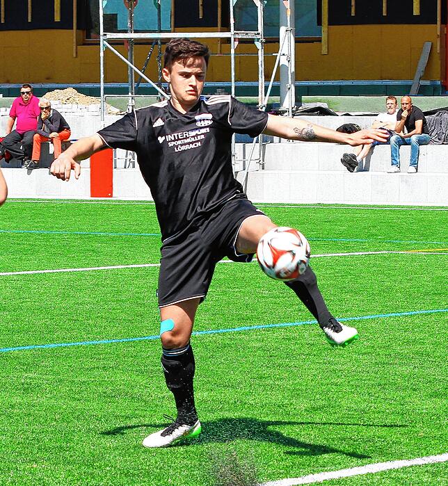 Im Frühjahr 2015 spielte Felix Sütterlin noch für die „Zweite“ des FV Lörrach-Brombach in der Bezirksliga.