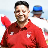 Trainer Vincenzo Leggio (FC Tiengen 08 II): „Arbnor kann alle Positionen spielen und manchmal schiebe ich ihn während einer Partie wie ...